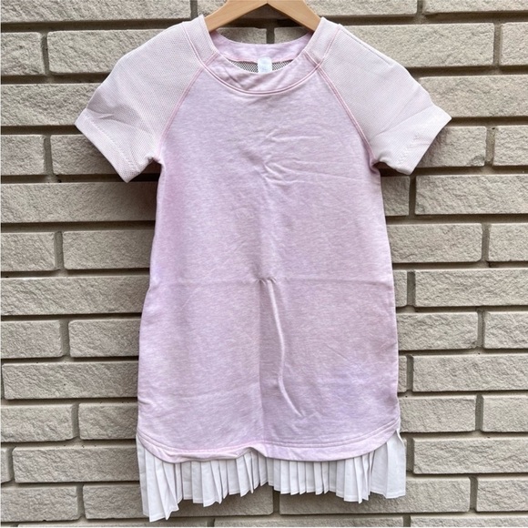 Ivivva Pink Mesh and Pleated Tennis Dress Sz 10 - Picture 2 of 2